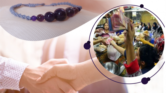 usaha lancar dan dagangan ramai